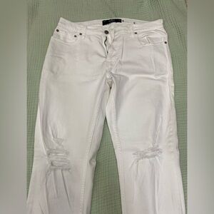 Hollister Men's Slim Straight Jeans in White